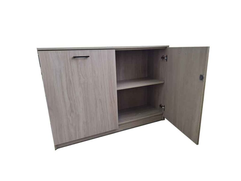 CREDENZA PUERTAS ABATIBLES EN MELAMINICO