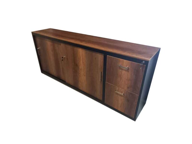 CREDENZA 2 PUERTAS CORREDIZA CON CAJONERA